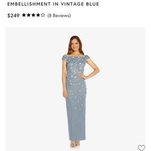 Adrianna Papell Off Shoulder Dress